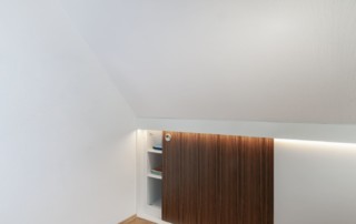 Arbeitszimmer Drempelschrank