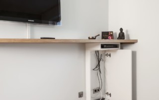 Einbauschrank TV Möbel offen